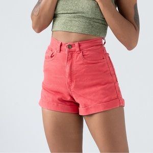 High Waisted Denim Shorts
